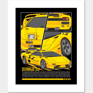 Diablo SV Yellow Posters and Art